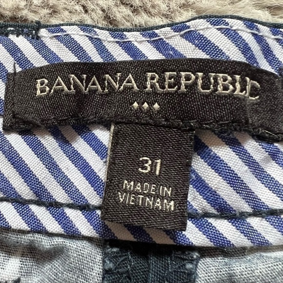𝅺Banana Republic Men’s 31 Inch Waist Navy Shorts Winter Vacay Cruise - Picture 2 of 4